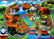 Load image into Gallery viewer, Thomas the Train Play Mat HD Thomas and Friends Tank Engine Railway Road Rug Bedding Area Rugs 5x7, X Large
