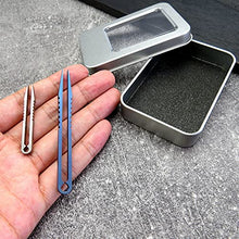Load image into Gallery viewer, Ccanku 2pcs Mini Tweezers Titanium Portable Titanium Alloy EDC Tweezers Survival Camping Outdoor Travel Mini Tool(Blue) …
