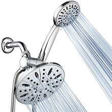 Load image into Gallery viewer, AquaDance 7" Premium High Pressure 3-Way Rainfall Combo Combines The Best of Both Worlds-Enjoy Luxurious Rain Showerhead and 6-Setting Hand Held Shower Separately or Together, Chrome
