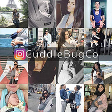 Load image into Gallery viewer, 9-in-1 CuddleBug Baby Wrap Sling + Carrier - Newborns &amp; Toddlers up to 36 lbs - Hands Free - Gentle, Stretch Fabric - Ideal for Baby Showers - One Size Fits All (Grey)
