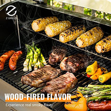 Load image into Gallery viewer, Z Grills Wood Pellet Grill &amp; Smoker, 8 in 1 BBQ Grill for Outdoor Cooking, Auto Temperature Control, 697 sq in Cooking Area, 7002E

