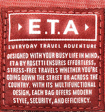 Load image into Gallery viewer, E.T.A Travel Adventure Multi Compartment Dark Red Travel Bag Cozumel Wristlet by Rosetti
