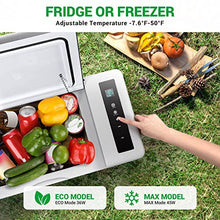 Load image into Gallery viewer, F40C4TMP Portable Refrigerator Freezer 20 Quart (-7.6℉~50℉) with Insulated Transit Bag and 216Wh Portable Power Station Fits for Truck, RV, Boat, Camping,Travel
