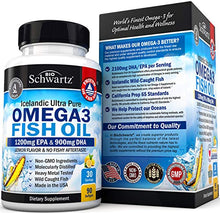 Load image into Gallery viewer, Fish Oil Omega 3 EPA &amp; DHA 2250 mg - Burpless Lemon Flavor Triple Strength Supplement - Immune &amp; Heart Support Fatty Acids Pills - Promotes Immunity, Joint, Eyes, Brain &amp; Skin Health - Non GMO 90 Ct
