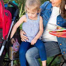 Load image into Gallery viewer, J.L. Childress Side Sling, Universal Fit Stroller Mesh Cargo Net and Organizer, Extra Stroller Storage Space, Non-Slip and Adjustable Straps, Black
