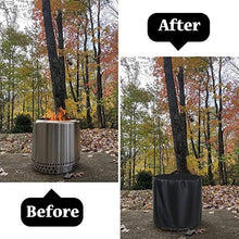Load image into Gallery viewer, Protective Fire Pit Cover for Solo Stove Yukon Round 29 inch Heavy Duty Waterproof Cover for 27 Inch Backyard Bundle Portable Fire Pits
