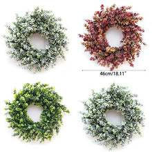 Load image into Gallery viewer, 不适用 Large Size 18” Eucalyptus Front Door Wreath Handcrafted Wreath for Home Decor, Wreaths for Holiday Festival Home Farmhouse Wall
