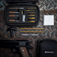 Load image into Gallery viewer, Universal Handgun Cleaning kit .22,.357,.38,9mm,.45 Caliber Pistol Cleaning Kit Bronze Bore Brush and Brass Jag Adapter BOOSTEADY
