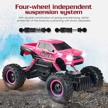 Load image into Gallery viewer, DOUBLE E RC Cars for Girls Newest 1:12 Scale Remote Control Car with Rechargeable Batteries and Dual Motors Off Road RC Trucks, Rc Racing Car Gift for Daughter Kids
