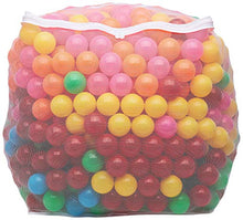 Load image into Gallery viewer, Amazon Basics BPA Free Plastic Ball Pit Balls with Storage Bag, 1,000 ct (2.3” Diameter), Bright Colors
