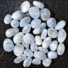 Load image into Gallery viewer, Zenergy Gems Charged Natural Polished Celestite (AAA Grade Polished - Madagascar) Crystal Pendant + 20" Silver Plated Chain + Selenite Charging Heart [Included]
