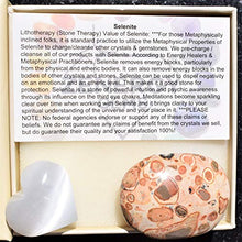 Load image into Gallery viewer, Zenergy Gems Selenite Charged Hand-Carved Natural Peruvian Leopardskin Jasper Palm Stone/Worry Stone + Selenite Heart Charging Crystal [Included]

