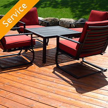 Load image into Gallery viewer, Patio Set Assembly - 5 pieces
