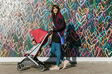 Load image into Gallery viewer, MINU Stroller/from Birth Kit - Jake (Black Melange/Carbon/Black Leather)
