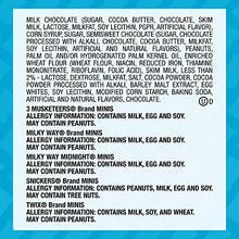 Load image into Gallery viewer, MARS Chocolate Favorites (SNICKERS, TWIX, 3 MUSKETEERS &amp; MILKY WAY) Minis Size Candy Bars Assorted Variety Mix, 8.9 Ounce Bag (Packaging may vary)
