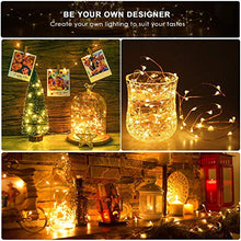 Load image into Gallery viewer, Kohree String Lights LED Copper Wire Fairy Christmas Light with Remote Control, 33FT 100LEDs, 4 Packs 8 Modes AA Battery Powered, Seasonal Decor Rope Lights for Holiday, Wedding
