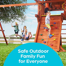 Load image into Gallery viewer, Jungle Gym Kingdom Swing Set Hangers - 4 Heavy Duty Brackets with Locking Snap Hooks for Porch, Patio, Playground - Indoor/Outdoor Hardware &amp; Accessories
