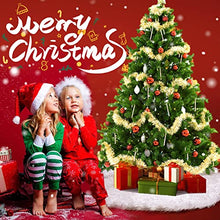 Load image into Gallery viewer, Christmas Tree Skirt, 50 Inch Thicker &amp; Ultra Soft White Christmas Plush Tree Skirt, Machine Washable &amp; Dryable Snowy White Fur Tree Skirt for Christmas Decorations and Ornaments
