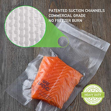 Load image into Gallery viewer, Wevac Vacuum Sealer Bags 100 Gallon 11x16 Inch for Food Saver, Seal a Meal, Weston. Commercial Grade, BPA Free, Heavy Duty, Great for vac storage, Meal Prep and Sous Vide
