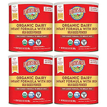 Load image into Gallery viewer, Earth's Best Organic Premium Dairy Infant Formula with Iron, 23.2 Ounce (Pack of 4)
