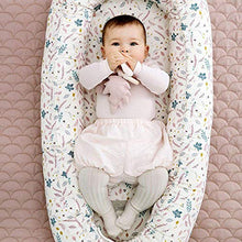 Load image into Gallery viewer, Newborn Lounger, KOBWA Portable Soft Breathable Baby Bed, Removable Cover Baby Bionic Bed for Infants Toddlers - 100% Cotton Crib Mattress for Bedroom Travel
