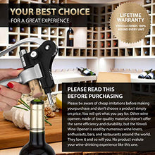 Load image into Gallery viewer, VINVOLI Wine Opener Set - Luxury Wine Bottle Opener Kit - Rabbit Wine Opener Set for Woman - Rabbit Wine Corkscrew Opener for Wine Bottles - Rabbit Wine Bottle Openers Set - Wine Cork Opener Kit
