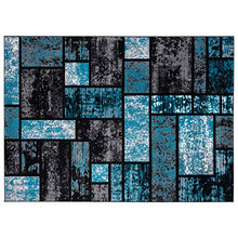 Load image into Gallery viewer, Luxe Weavers Tobis Collection Area Rug 1007 Turquoise 8x10
