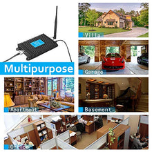 Load image into Gallery viewer, 5G Phone Signal Booster, Home 4G LTE Cell Phone Signal Booster ATT, Straight Talk 700MHz Band 12/17 Cell Signal Repeater Amplifier Antenna Kits, Boosts Data and Calls, FCC Approved
