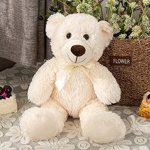 Load image into Gallery viewer, MorisMos 3 Packs Teddy Bear Stuffed Animals Plush - 13.5 Inches Height Cute Plush Toys in 3 Color Light Brown,Dark Brown,White Teddy Bears - 3 Pcs Little Bear Stuffed Animals
