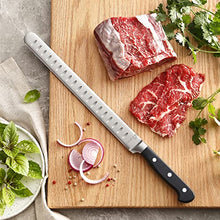Load image into Gallery viewer, MAIRICO Ultra Sharp Premium 11-inch Stainless Steel Carving Knife - Ergonomic Design - Best for Slicing Roasts, Meats, Fruits and Vegetables
