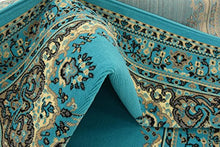 Load image into Gallery viewer, Unique Loom Reza Area Rug, 5' x 8', Turquoise
