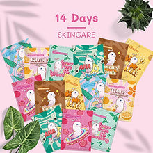 Load image into Gallery viewer, Sheet Mask by ZealSea Face Mask Skin Care (Pack of 14) Beauty Facial Mask - Hydrate, Brighten, Moisturize, and Soothe Facial Mask - for All Skin Types
