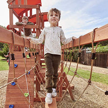 Load image into Gallery viewer, Little Tikes Real Wood Adventures Bobcat Ridge Backyard Playset Climb Swing Outdoor Activity Play Structure with Slide for Toddlers, Kids Climbers &amp; Wooden Play Structures
