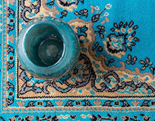 Load image into Gallery viewer, Unique Loom Reza Area Rug, 5' x 8', Turquoise
