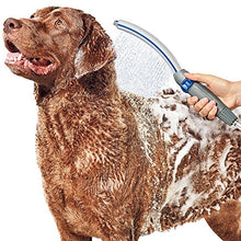Load image into Gallery viewer, Waterpik PPR-252 Pet Wand Pro Shower Sprayer Attachment, 2.5 GPM, for Fast and Easy at Home Dog Cleaning, Blue/Grey
