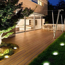 Load image into Gallery viewer, 7w LED Well Lights with Wire Connectrs, Low Voltage Led Landscape Lights ,12V Landscape Lighting IP67 Waterproof for Garden,Driveway, Deck, Tree Up Lights( Warm White 8 Pack))
