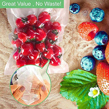 Load image into Gallery viewer, O2frepak 2 Pack 11" x 50' Rolls Food Saver Vacuum Sealer Freezer Bags Rolls for Food Saver, Seal a Meal Vacuum Sealer Fits Inside Storage Area Sous Vide Vaccume - Cut to Size Roll (Total100 feet)
