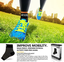 Load image into Gallery viewer, SB SOX Compression Foot Sleeves for Men &amp; Women - BEST Plantar Fasciitis Socks for Plantar Fasciitis Pain Relief, Heel Pain, and Treatment for Everyday Use with Arch Support (Black, Medium)
