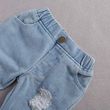 Load image into Gallery viewer, Baby Girl Clothes Outfits Toddler Infant Baby Romper Top+Jeans Clothing Set
