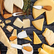 Load image into Gallery viewer, YXChome 4 Cheese Knives Set-Mini Knife, Butter Knife &amp; Fork
