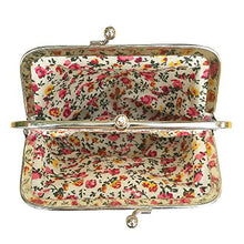 Load image into Gallery viewer, Cute Floral Buckle Coin Purses Vintage Pouch Kiss-lock Change Purse Wallets
