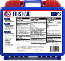 Load image into Gallery viewer, Be Smart Get Prepared 10HBC01082 100Piece First Aid Kit, Clean, Treat &amp; Protect Most Injuries With The Kit that is great for Any Home, Office, Vehicle, Camping &amp; Sports. 0.71 Lb

