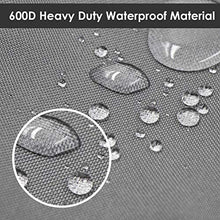 Load image into Gallery viewer, Vailge Heavy Duty Patio Sofa Cover, 100% Waterproof 3-Seater Outdoor Sofa Cover,Lawn Patio Furniture Covers with Air Vent and Handle,60" Wx 35" Dx 35" H,Grey
