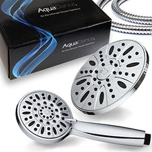 Load image into Gallery viewer, AquaDance 7" Premium High Pressure 3-Way Rainfall Combo Combines The Best of Both Worlds-Enjoy Luxurious Rain Showerhead and 6-Setting Hand Held Shower Separately or Together, Chrome
