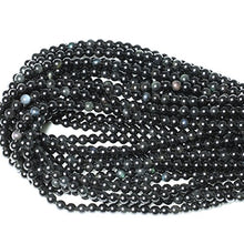 Load image into Gallery viewer, CHEAVIAN 60PCS 6mm Natural Black Obsidian Gemstone Round Loose Beads Crystal Energy Stone Healing Power for DIY Jewelry Making 1 Strand 15"
