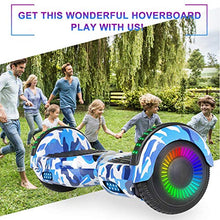 Load image into Gallery viewer, SISIGAD Hoverboard for Kids, Two Wheels Self-Balancing Hover Board with Bluetooth Speaker
