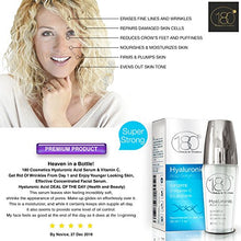 Load image into Gallery viewer, Hyaluronic Acid Anti Aging Serum w. Peptide Booster + Vitamin C - Ultra Strength for Ages 50+ - Restore and Prevent Wrinkles &amp; Fine Lines - Intensive Face Neck &amp; Eye Serum - 180 Cosmetics
