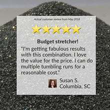 Load image into Gallery viewer, Polly Plastics Rock Tumbler Refill Grit Media Kit (3 pounds) | 4-Steps For Tumbling Stones
