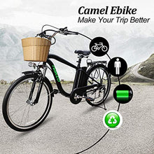 Load image into Gallery viewer, Nakto 250W Shimano 6-Speed Gear Electric Bicycle with 36V10Ah Lithium Battery
