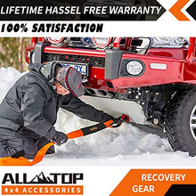 Load image into Gallery viewer, ALL-TOP Nylon Recovery Kit with Hitch Receiver: 3" x 20' (35,000lbs) 100% Nylon Santch Strap + 2" Shcakle Hitch Receiver + 3/4 HD Shackles (2pcs) with Isolator + Storage Bag
